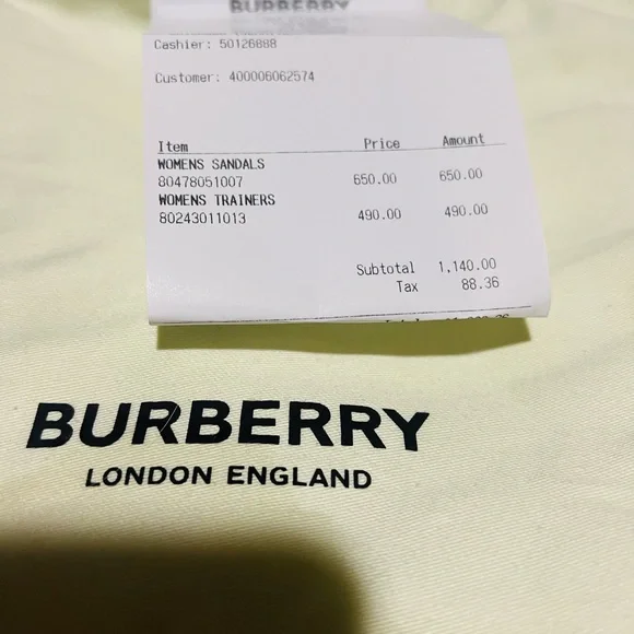 Burberry Shoes Unfortunately This Sandals Are To Small For Me